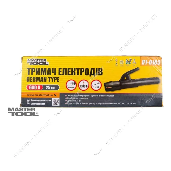 Держатель электродов Master-Tool 81-0105 German type 600А