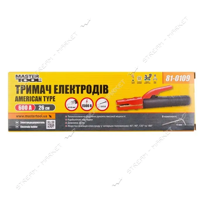 Держатель электродов Master-Tool 81-0109 American type 600А                                         