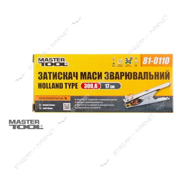 Зажим массы сварочный Master-Tool 81-0110 Holland type 300А