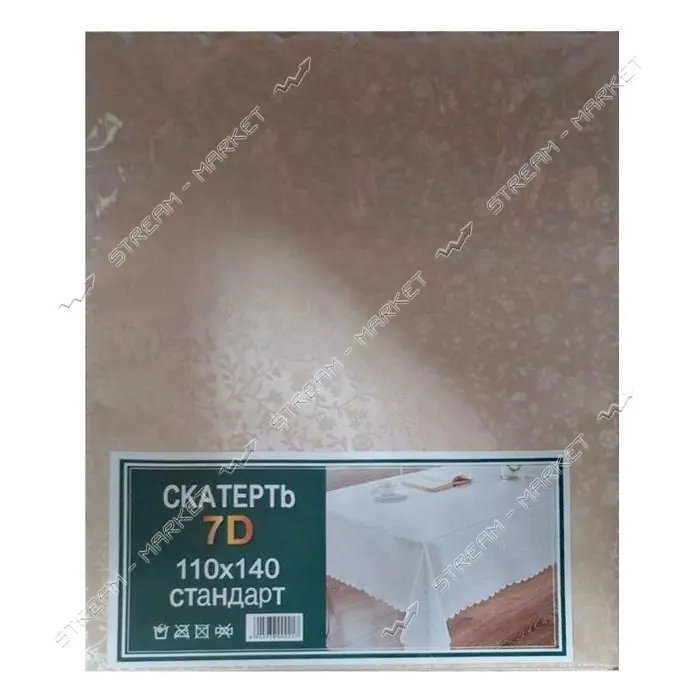 Скатерть для стола 7D 110х140см ассорти                                                             