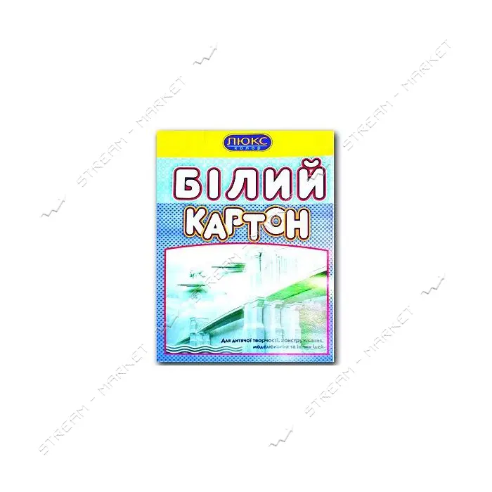 Белый картон Люкс Колор БК-14 А4 14 листов                                                          