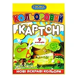 Цветной картон Люкс Колор ЦК-А3-9 А3 9 цветов