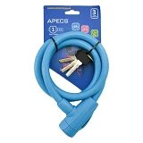 Замок велосипедный Apecs PD-84-100см Blue                                                           