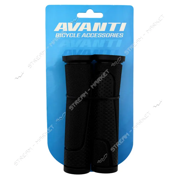 Ручки на велосипедный руль резиновые AVANTI (цена за упаковку)                                      