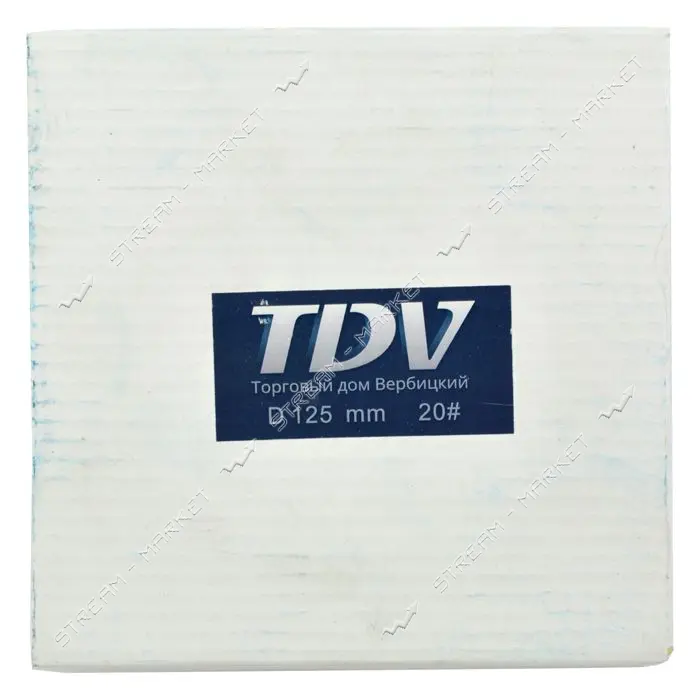 Диск шлифовальный чашечный TDV для УШМ по дереву газобетону пластику 125х22мм мелкий зуб 20         