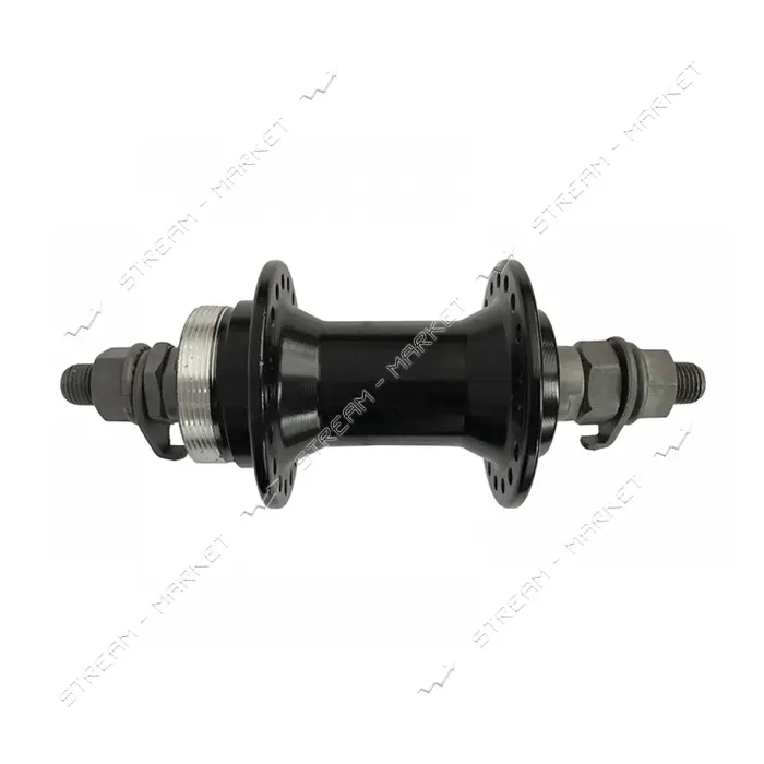 Втулка передняя алюминиевая на промподшипнике Disc-Brake Black