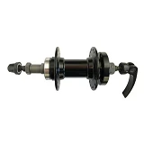 Втулка задняя алюминиевая на промподшипнике Disc-Brake 6 болтов Black