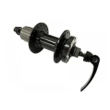 Втулка задняя алюминиевая c эксцентриком на промподшипнике под кассету Disc-Brake 6 болтов
