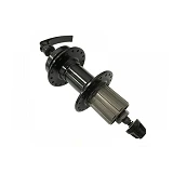 Втулка задняя алюминиевая c эксцентриком на промподшипнике под кассету Disc-Brake 6 болтов