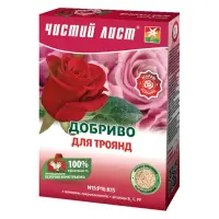 Удобрение кристаллическое для роз Чистый Лист 900г