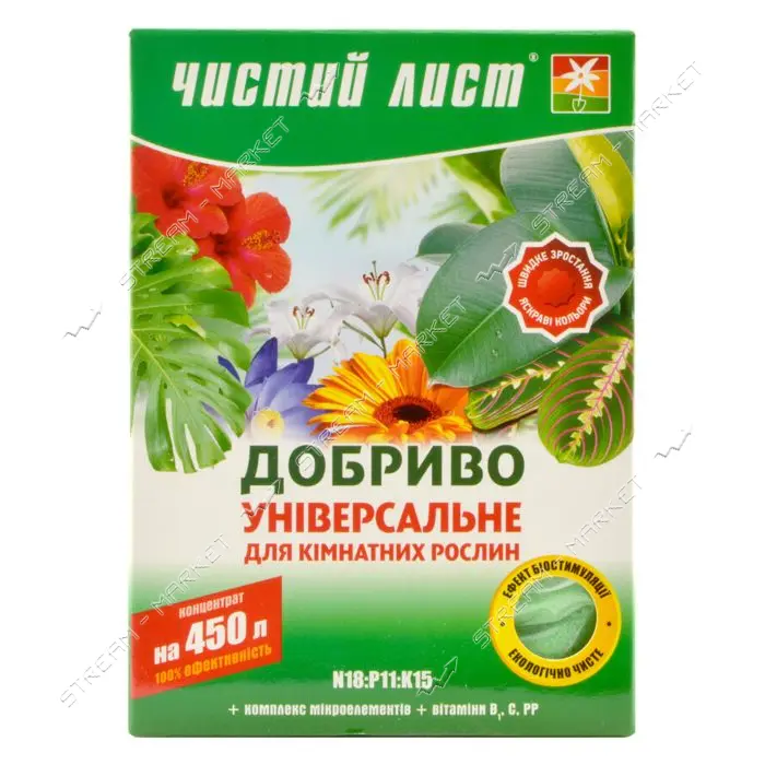 Удобрение кристаллическое Чистый Лист универсальное 300г                                            