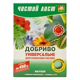 Удобрение кристаллическое универсальное для комнатных растений Чистый Лист 300г