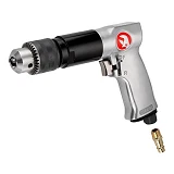 Дрель пневматическая с реверсом Intertool PT-0901 патрон 1.5-13мм 1/2"                              