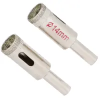 Коронки Sigma 1541141 алмазные по керамике и стеклу 14мм                                            