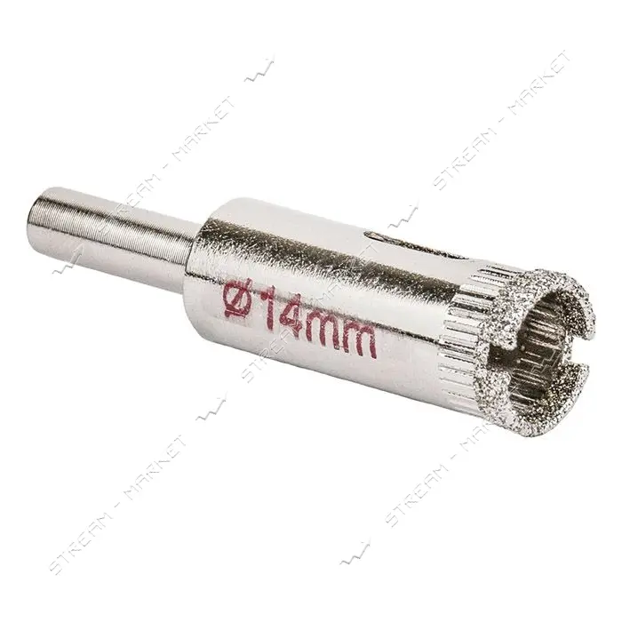 Коронки Sigma 1541141 алмазные по керамике и стеклу 14мм