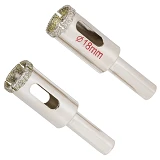 Коронки Sigma 1541181 алмазные по керамике и стеклу 18мм                                            