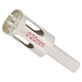 Коронки Sigma 1541201 алмазные по керамике и стеклу 20мм