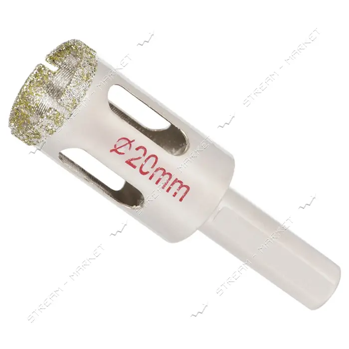 Коронки Sigma 1541201 алмазные по керамике и стеклу 20мм