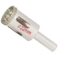 Коронки Sigma 1541221 алмазні по кераміці і склу 22мм                                               