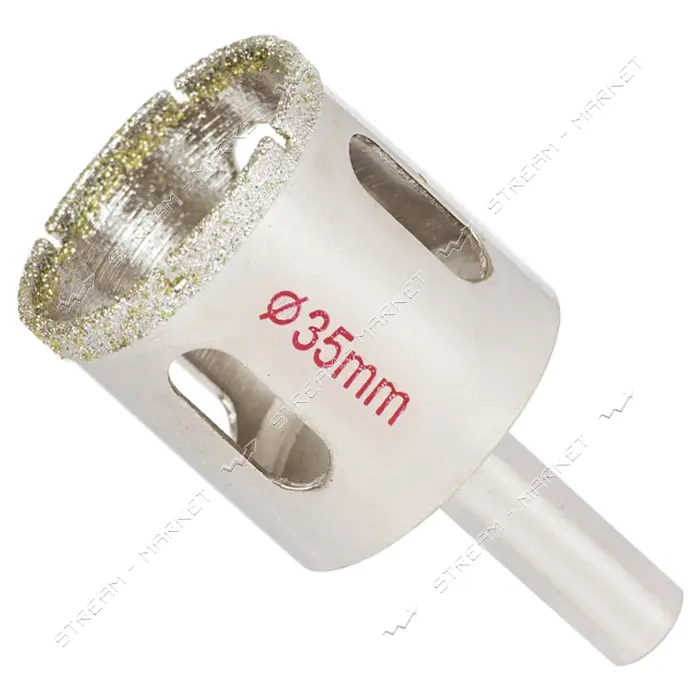 Коронки Sigma 1541351 алмазные по керамике и стеклу 35мм