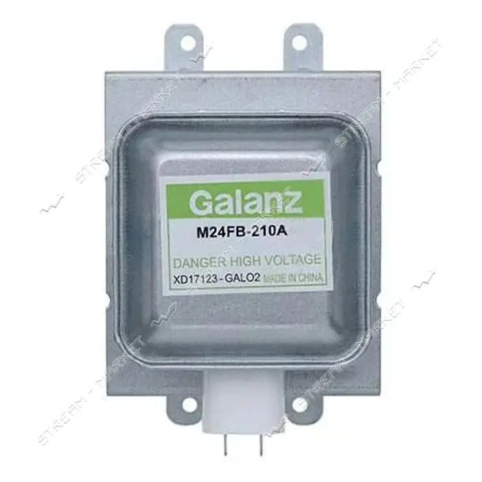 Магнетрон Galanz M24FB-210A 2 для микроволновой печи клемма спереди