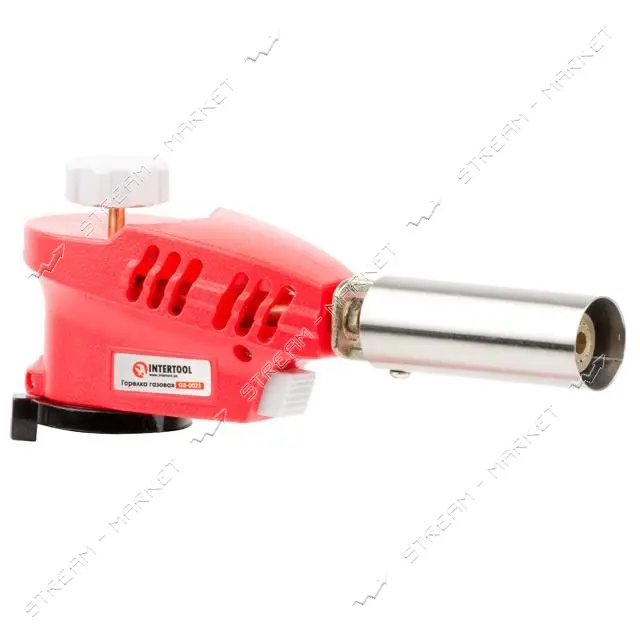 Горелка газовая Intertool GB-0023 пьезозажигание на курке