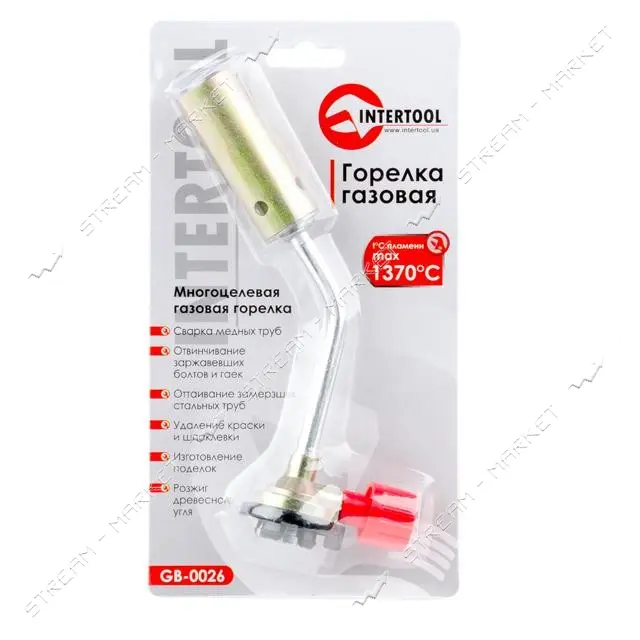 Горелка газовая Intertool GB-0026