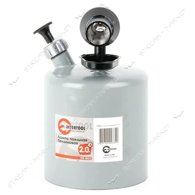 Лампа паяльная бензиновая Intertool GB-0033 2.0л