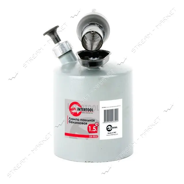 Лампа паяльная бензиновая Intertool GB-0032 1.5л                                                    