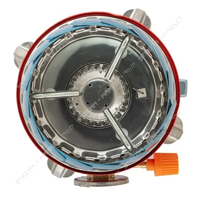Плита газовая Mastertool 44-5104 однокомфорочная пьезоподжиг с защитой от ветра                     