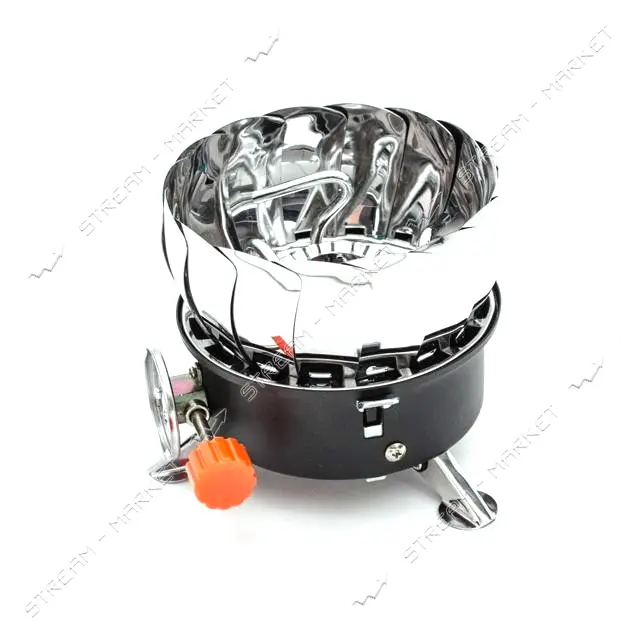 Горелка газовая туристическая с защитой от ветра Intertool GS-0011