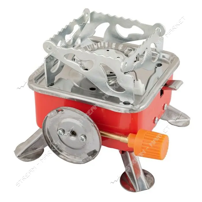 Плита газовая Mastertool 44-5103 однокомфорочная пьезоподжиг раскладная                             