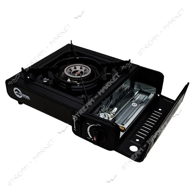 Плита газовая однокомфорочная пьезоподжиг Intertool GS-0001                                         