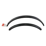 Крылья гибкие пластиковые 28" и 29" черные                                                          
