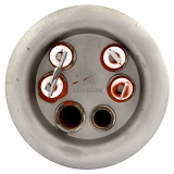 ТЭН для бойлера двойной Kawai TX 1.3 плюс 0.7кВт медь фланец d 64