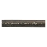 ТЭН сухой для бойлеров TW 1.2 кВт нержавейка L 400мм