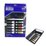 Набор красок масляных Basics 1220WDО 12 цветов 12мл плюс аксессуары                                 