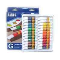 Набор красок гуашь Basics 2412C-EG-3 24 цвета 12мл                                                  