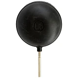 Шар-кран для бачка унитаза 1/2" боковой подвод латунь хром поплавок OLD