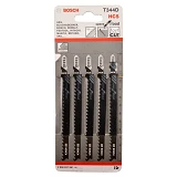 Пилки для электрического лобзика Bosch T344D CNBOS 5шт