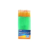 Кисть нейлон RA7613 круглая 16.5см 3 пластиковая ручка                                              