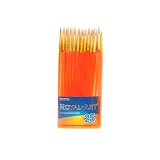 Кисть нейлон RA7615 круглая 17см 5 пластиковая ручка