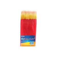 Кисть нейлон RA7616 круглая 17см 6 пластиковая ручка                                                