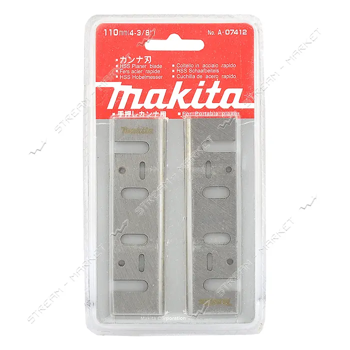 Набор ножей для рубанка Makita широкий 110х29х3мм                                                   