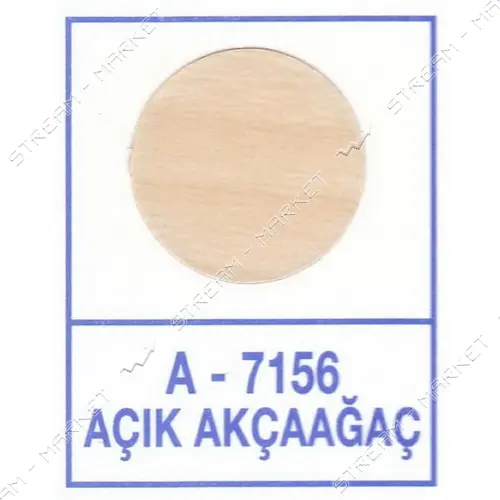 Заглушка Weiss самоклейка 7156 A.Akcaagac 50шт клен светлый                                         