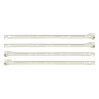 Направляющие роликовые Linken System 550mm 2шт белые                                                