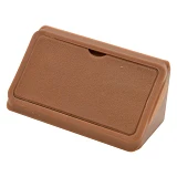 Уголок мебельный пластик двойной орех