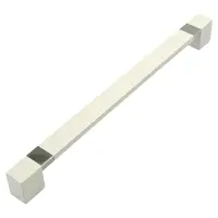 Ручка мебельная Yakut 224mm Турция белая хром                                                       