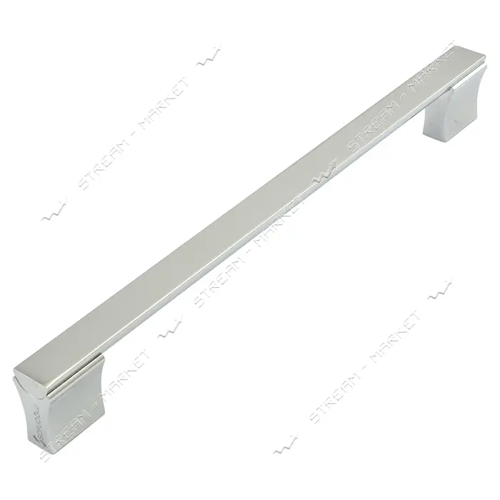 Ручка мебельная высокая квадрат Birgul 224mm Турция хром                                            
