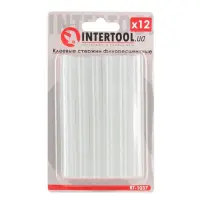 Комплект флуоресцентных клеевых стержней Intertool RT-1037 11.2x100мм 12шт                          